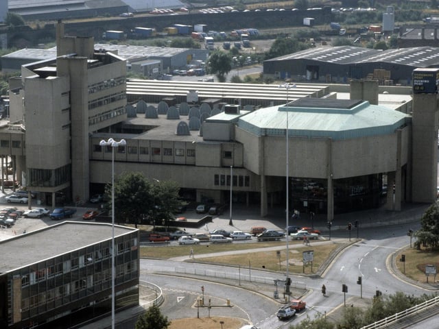 The Yorkshire Post Building on Wellington Street, Leeds in the 1970s or 1980s.