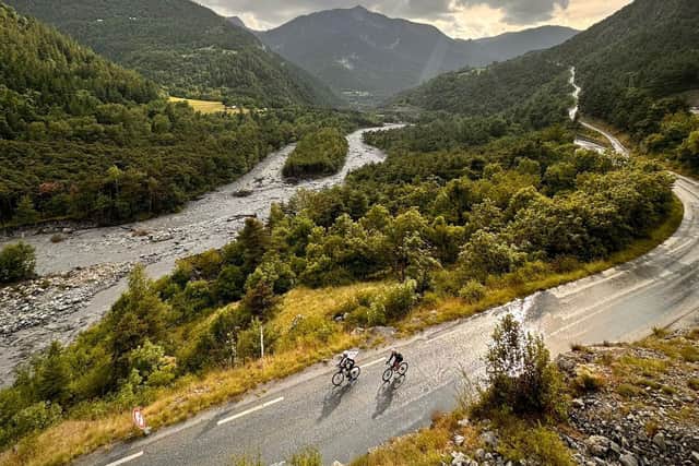 The team cycling through France, 2025