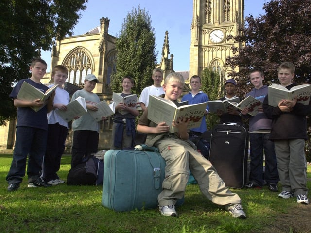 Choristers at Leeds Parish Church set off for a tour of London. Pictured,  back row from left, are Andrew Brown, Andrew Whitelaw, Jamie McMillan-Hogan, Matthew Rouse, Edmund Chadwick, Simon Barker, Cory Straker, James Brown and Daniel Kelly. Front is Richard Crossley.