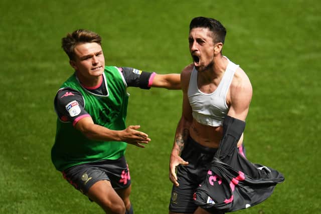 PROMOTION HERO - Pablo Hernandez was a fan favourite at Leeds United and a general of Marcelo Bielsa's Championship-winning side. Pic: Getty