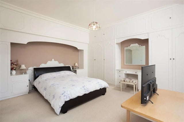 The five bedrooms are all generously sized and four have built in wardrobes.