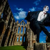 Bram Stoker spent time in Whitby and was inspired by the sweeping headland and gothic abbey for his novel Dracula