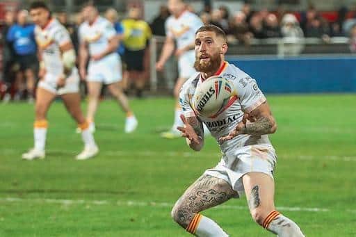 Sam Tomkins remains on Catalans' injury list. Picture by Catalans Dragons via SWpix.com.