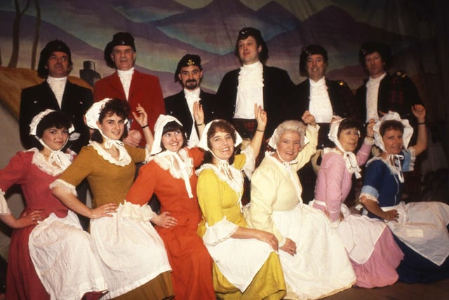 Vane Tempest Amateur Operatic Society performing Brigadoon in 1988. Can you spot someone you know?