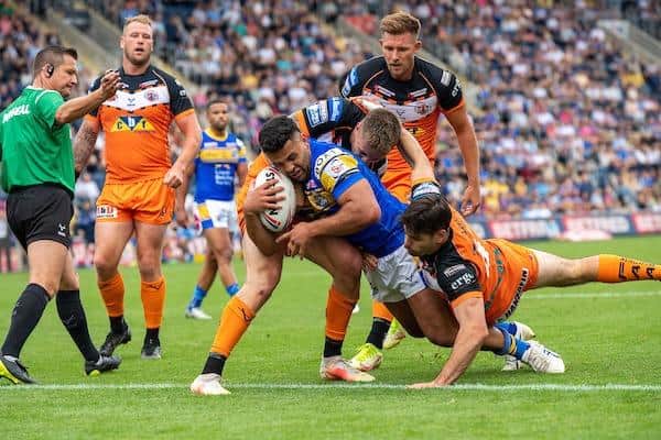 Rhyse Martin in action against Castleford. Picture by Bruce Rollinson/SWpix.com.