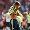 ONE THAT GOT AWAY: For Leeds United and Rodrigo, above, pictured after Southampton had fought back to seal a 2-2 draw at St Mary's despite his brace putting the Whites 2-0 up.Photo by Henry Browne/Getty Images.