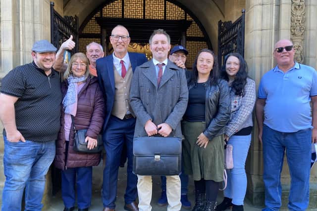 Members of Alverthorpe Working Men's Club attended the licensing hearing at Wakefield Town Hall. LDRS image