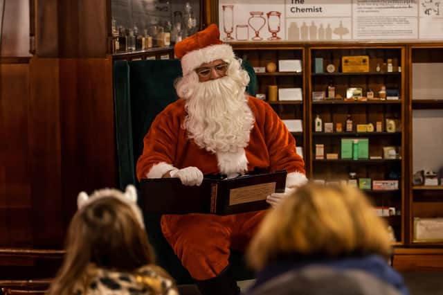 Father Christmas at Thackray Museum of Medicine in Leeds