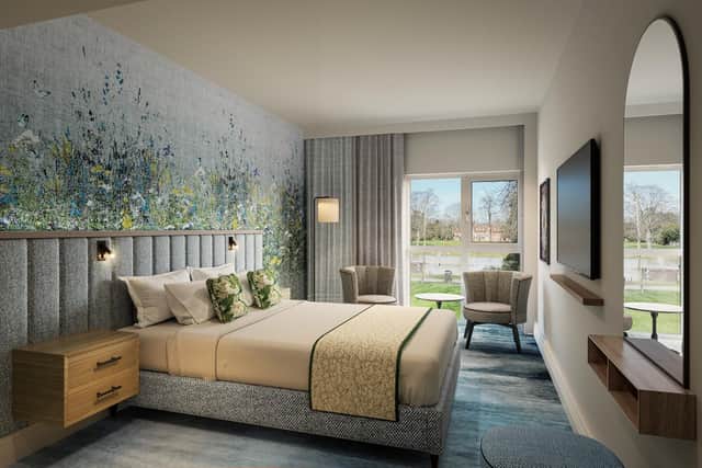 A deluxe bedroom