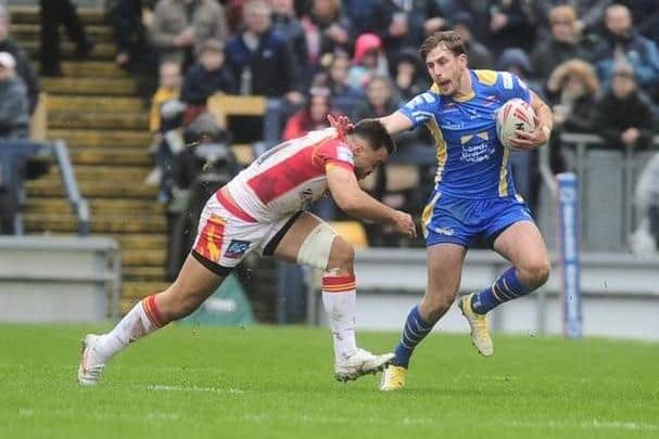 Centre Paul Momirovski has been named in Leeds Rhinos' initial squad to face Castleford Tigers, despite suffering an ankle injury in last week's defeat by St Helens. Picture by Steve Riding.