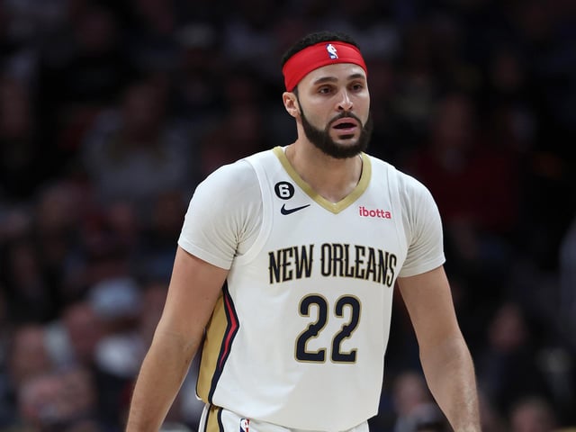 New Orleans Pelicans basketball player Larry Nance Jr. is one of the currently active sportspeople involved with the 49ers' investment group.(Photo by Matthew Stockman/Getty Images)