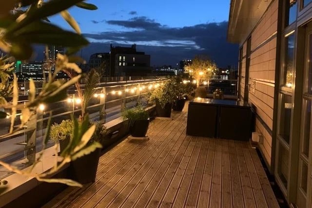 The roof garden is an ideal entertaining or relaxing space to use throughout the year.