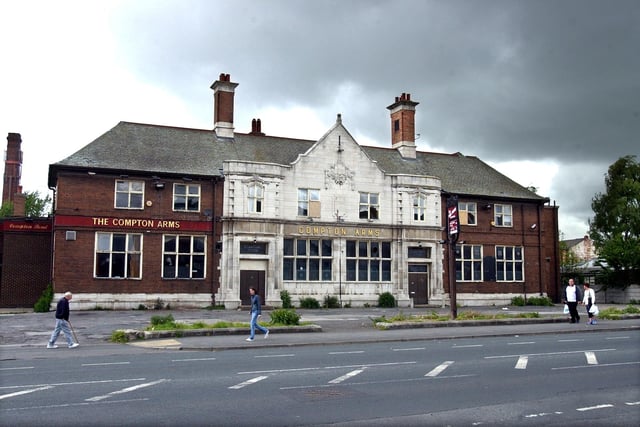 Did you enjoy a drink here back ion the day? The Compton Arms pub pictured in May 2003.