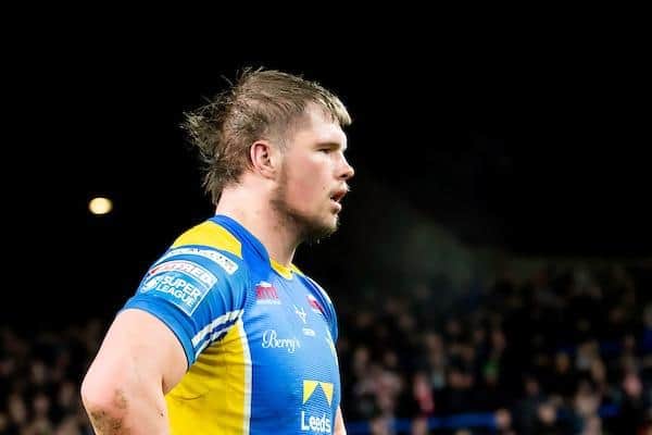 Tom Holroyd is set to return for Leeds Rhinos against Warrington Wolves after recovering from an elbow injury. Picture by Allan McKenzie/SWpix.com.