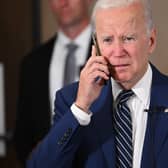 SPECIAL MESSAGE - US President Joe Biden has made a special phone call to Leeds United men Tyler Adams and Brenden Aaronson, along with their USMNT team-mates, ahead of the World Cup opener against Wales. Pic: Getty