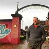 Fruit and vegetable stall holder Christopher Richmond is pictured outside Leeds Kirkgate Market. There are plans to renovate the outside market, by including shipping containers and reducing the number of stalls. Picture: Simon Hulme