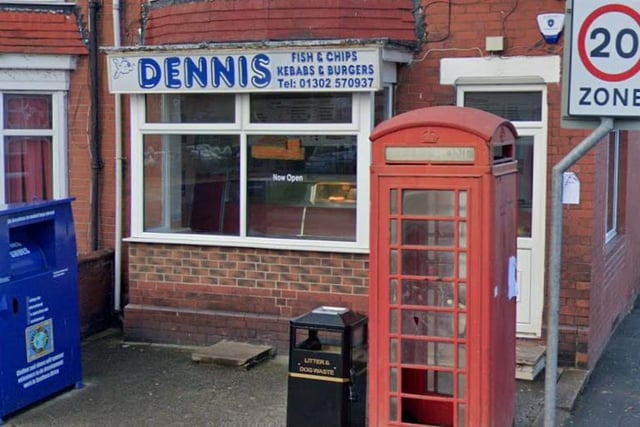 Dennis Fish Bar, 206 Urban Road, Doncaster, DN4 0HJ. Rating: 4.4/5 (based on 100 Google Reviews). "It's simply the best chippy in Doncaster, our treat on a Friday night."