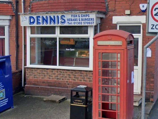 Dennis Fish Bar, 206 Urban Road, Doncaster, DN4 0HJ. Rating: 4.4/5 (based on 100 Google Reviews). "It's simply the best chippy in Doncaster, our treat on a Friday night."