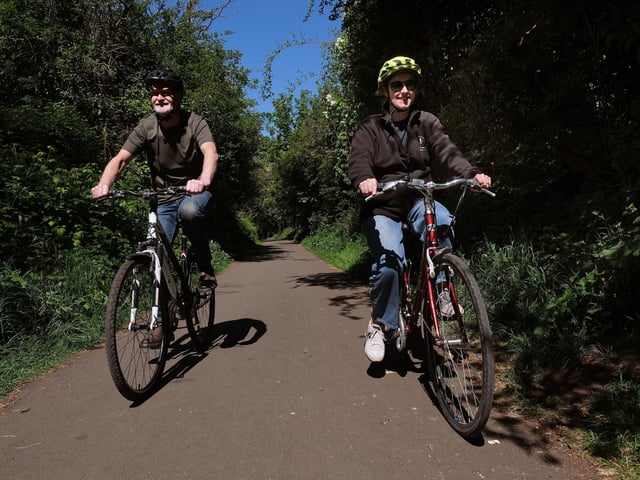 The pilot will enable greater access to the popular cycle route and footpath.