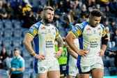 The loss to Warrington Wolves left Leeds' Andy Ackers and Rhyse Martin dejected and our fans' panel feel the same. Picture by Allan McKenzie/SWpix.com.