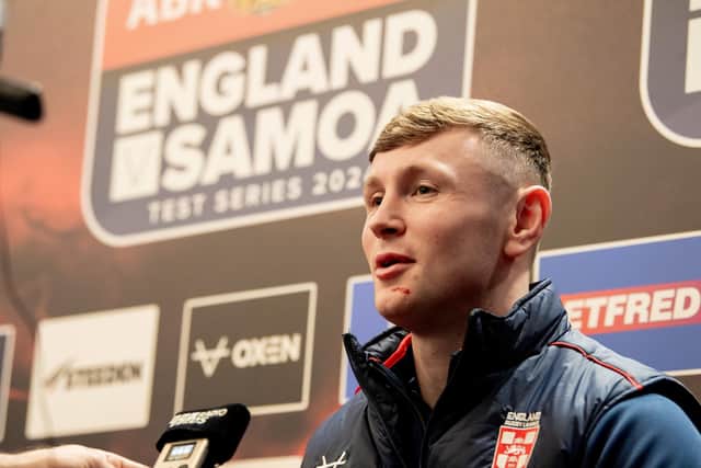 Leeds Rhinos' Harry Newman is in the England squad for Saturday's Test against Samoa at AMT Headingley. Picture by Allan McKenzie/SWpix.com.