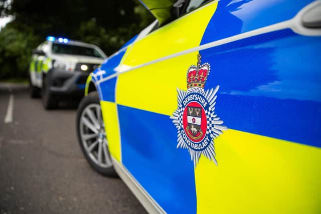 Officers responded to reports that a red Hyundai car, containing five people, had left the carriageway and crashed into trees.