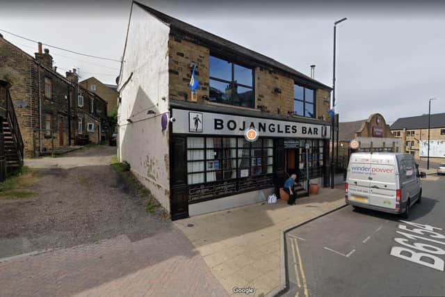 The incident occurred at Bojangles Bar, in Lowtown, Pudsey, at about 1am on Tuesday, December 27. Picture: Google