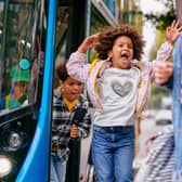 Family adventures by bus