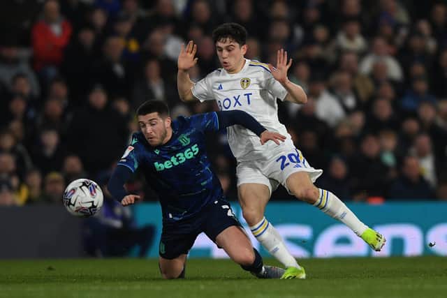 KEY MAN - Daniel James and his fellow Welshmen in the Leeds United side were key to victory as they beat Stoke City 1-0 at Elland Road. Pic: Jonathan Gawthorpe