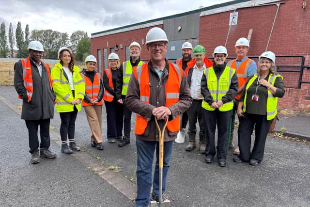 Coun Andrew Wakefield, Wakefield Council’s cabinet member for strategic, housing, skills and business growth, pictured with representatives of Vico Homes, Homes England and West Yorkshire Combined Authority