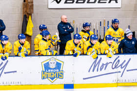 DRIVING FORCE: Ryan Aldridge hopes today's league title celebrations by Swindon Wildcats will drive his players to come back hungry to reclaim their crown next season. Picture: Kev Bland/Knights Media.
