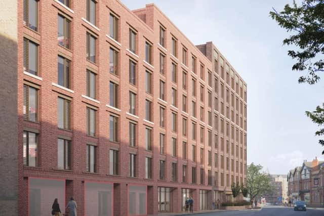 A CGI image indicating how the proposals may look in practice.
