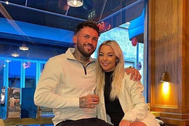 Chris Moran with his girlfriend Georgia