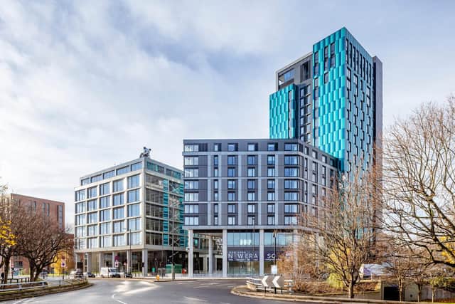 New Era Square blends East Asian cultural inspiration with contemporary urban design.