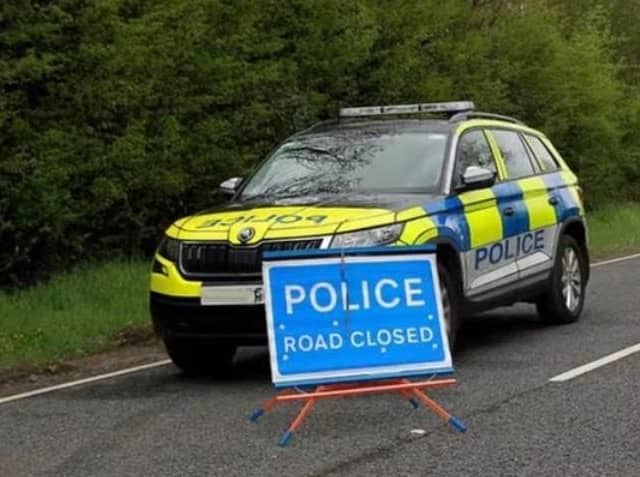 The road has now reopened.