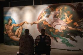 This unique exhibition showcases Michelangelo’s renowned ceiling frescoes from the Vatican’s Sistine Chapel, reproduced photographically and artfully displayed in their original size.