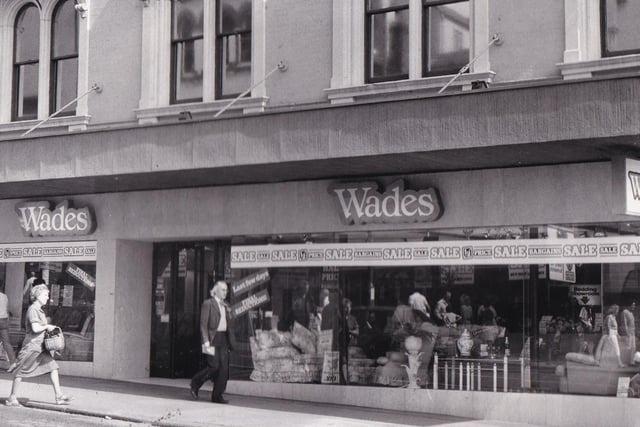 They wanted to take over this building which at the time was occupied by Wades Furnishing department store on Briggate near the Empire Arcade. Virgin's trainee manager Jo Walker said at the time: "It is going to be a very big development and will be among our most impressive stores." She added: "It will be redecorated in our red and blue"