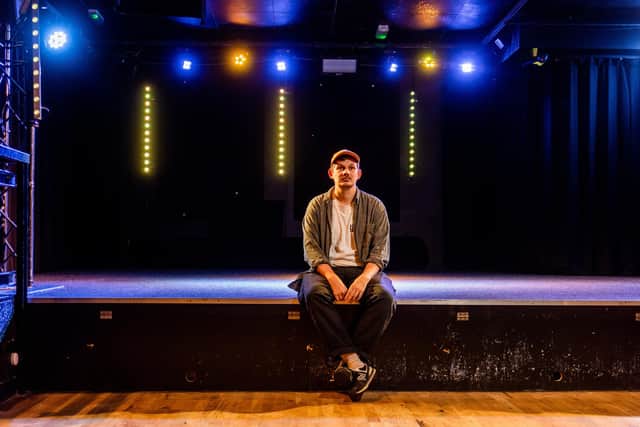 Futuresound promotor Joe Hubbard pictured at The Wardrobe, ahead of the Live at Leeds: In The City2023 (Photo by James Hardisty/National World)