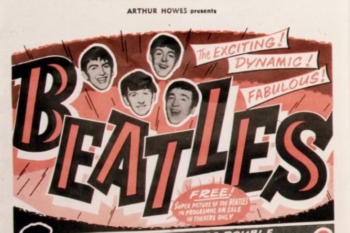 A rare Beatles concert handbill from The Odeon in November 1963.