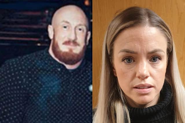 Michael Hillier, 39, from Sheffield and his ex partner Rachel Fulstow, 37, have been convicted of the murder of Liam Smith (Photos supplied by Greater Manchester Police)