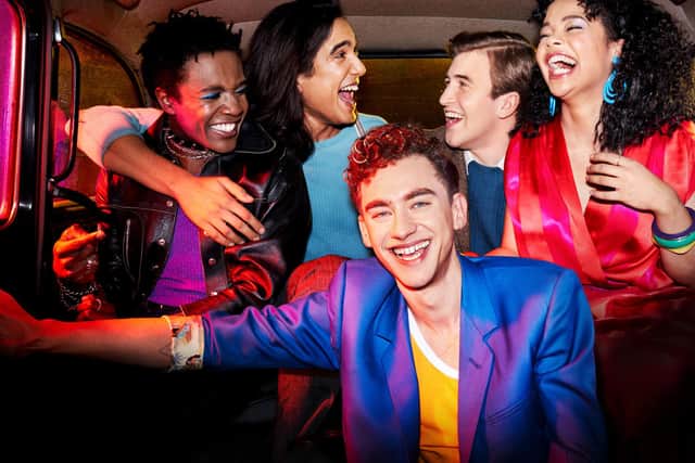 It's A Sin features an excellent cast of diverse characters - but are any of them real people? (Photo: Channel 4)