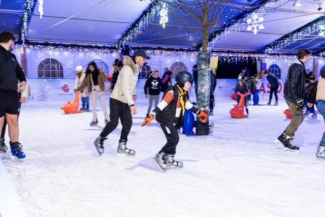 It’s back – the Christmas ice rink for all ages – win tickets. Picture – supplied