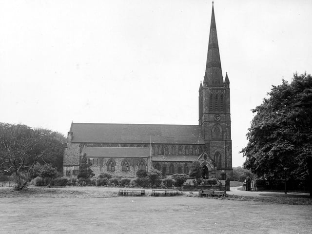 St.Chad's church on Otley Road pictured in August 1946.