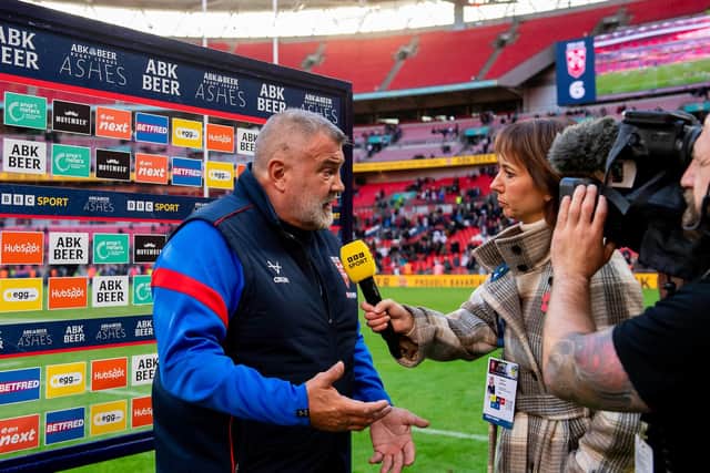 England coach Shaun Wane is considering changes for Saturday's second Ashes Test against Australia at Everton. Picture by Allan McKenzie/SWpix.com.
