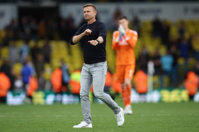 IMPROVED PERFORMANCE - Jesse Marsch's Leeds United created enough chances to beat Arsenal by a margin but failed to take any of them, including a penalty. Pic: Getty