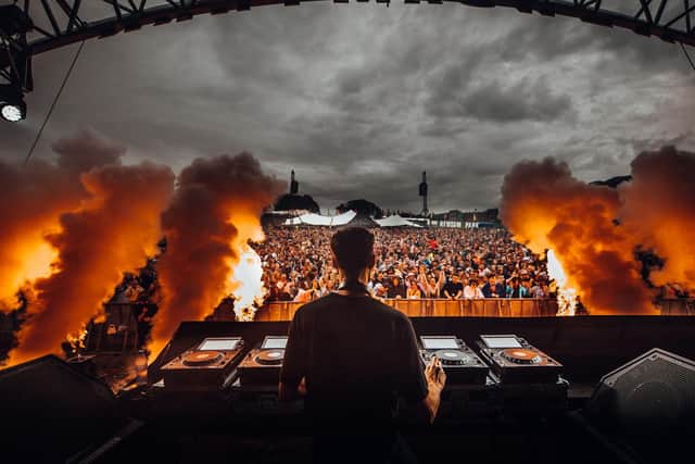 Adam Beyer playing at Newsam Park Festival in 2021 (Photo: Elliot Young)