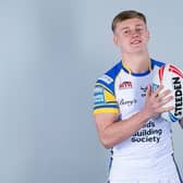 Nineteen-year-old Alfie Edgell has moved up to second-choice full-back for Leeds Rhinos this year. Picture by Allan McKenzie/SWpix.com .