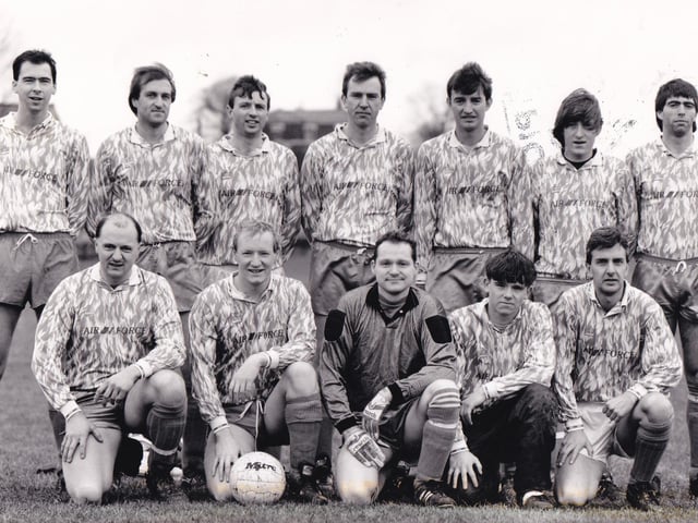 Clothiers who played in Division 1 of the Wakefield Tetley League pictured in January 1993. Back row, from left, are Mike Donald, Dave Stewart, Simon Lawtey, Harry Pamment, Adrian Aveyard, Richard Glynn and Graham Hall. Front row, from left, are Steve McColley, Marc Hayes, Mark Drury, Richard Wadkin and David Lee.