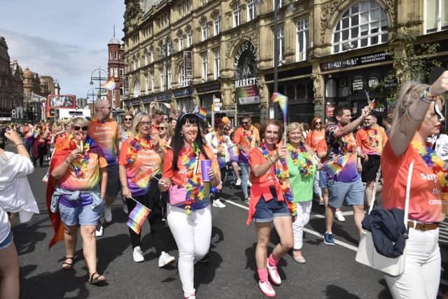 Thousands of revellers are expected to turn Leeds into a colourful party today for the annual Pride parade. (pic by National World)