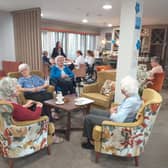 Residents at HC-One’s Mossdale Residence Care Home at Dementia Support Coffee Morning in Support of the Alzheimer’s Society